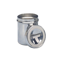 AMG Medical Dressing Jar, with Cover, Stainless Steel