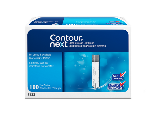 Contour Next Blood Glucose Test Strip, 50 Strips