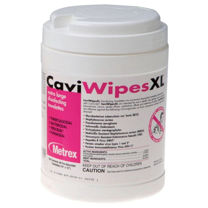 CaviWipes Surface Disinfectant Wipe XL 9" x 12"