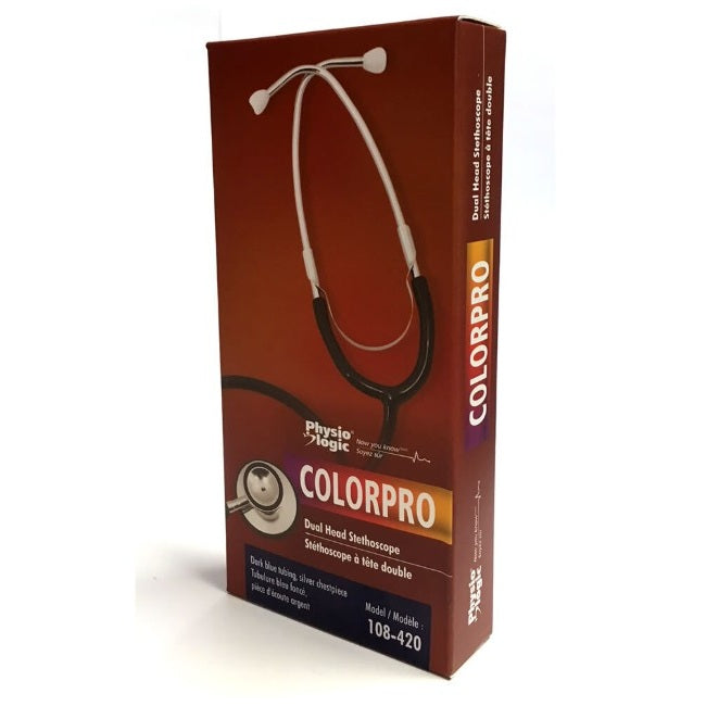 Physio Logic ColorPro Stethoscope, Dual Head
