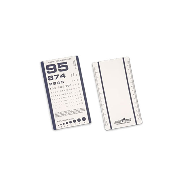 AMG Medical Pocket Vision Screener, W3-1/2" x L6-1/2"