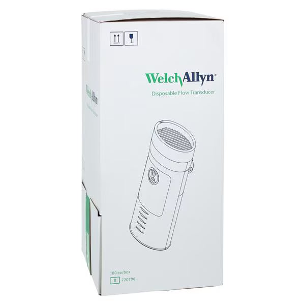 Welch Allyn TRANSDUCER FLOW DISP F/SPIRO CP2S-5/CP150 100EA/PK