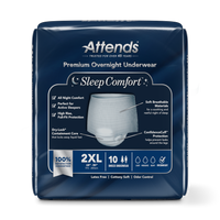 Attends Sleep Comfort Premium Overnight Underwear, 2XL