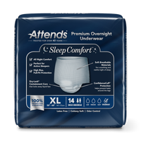 Attends Sleep Comfort Premium Overnight Underwear, X-Large