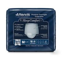 Attends Sleep Comfort Premium Overnight Underwear, Medium