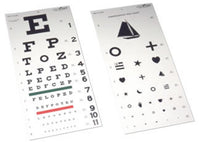 AMG Snellen Eye Test Chart 6 m Distance