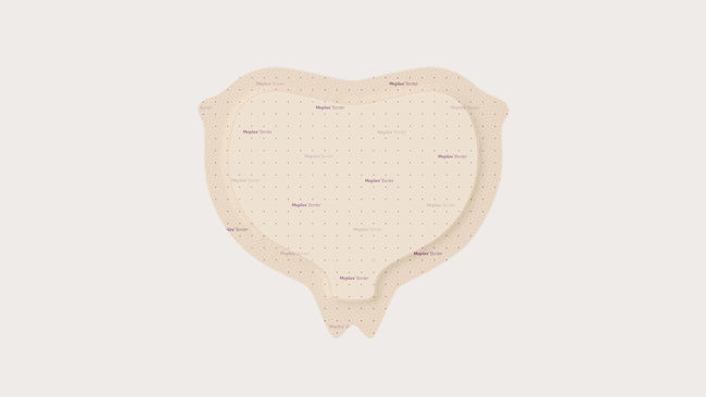 Mepilex Border Sacrum and Heel Foam Dressings 8.5" x 10"