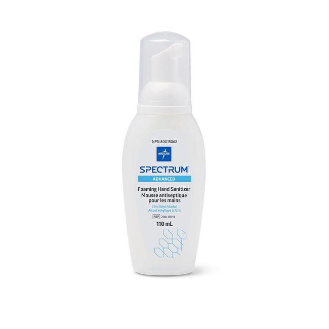 Spectrum Advanced 72% Alcohol Foam Hand Sanitizer, 110 mL