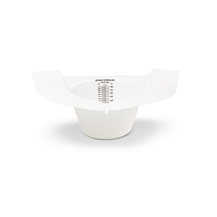 Alliance Graduated Urine Collection Specimen Pan, Hat Style, Graduated, 800 mL capacity (27 oz.)