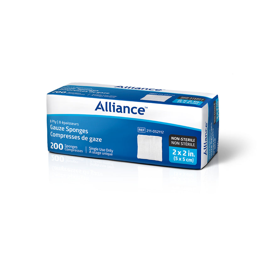 Alliance Non-Sterile Woven Gauze Sponge 8-Ply 2" x 2"