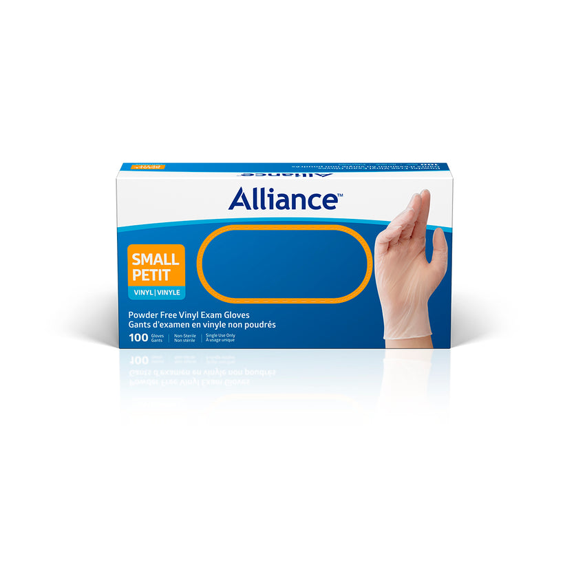 Alliance Powder-Free Vinyl Exam Glove Clear - S