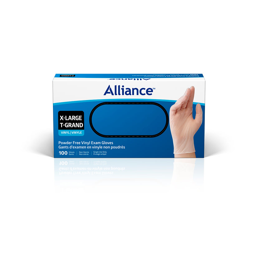 Alliance Powder-Free Vinyl Exam Glove Clear - XL