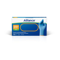 Alliance Powder-Free Nitrile Exam Glove Blue -  Small