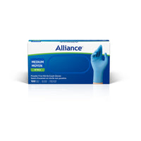 Alliance Powder-Free Nitrile Exam Glove Blue -  Medium
