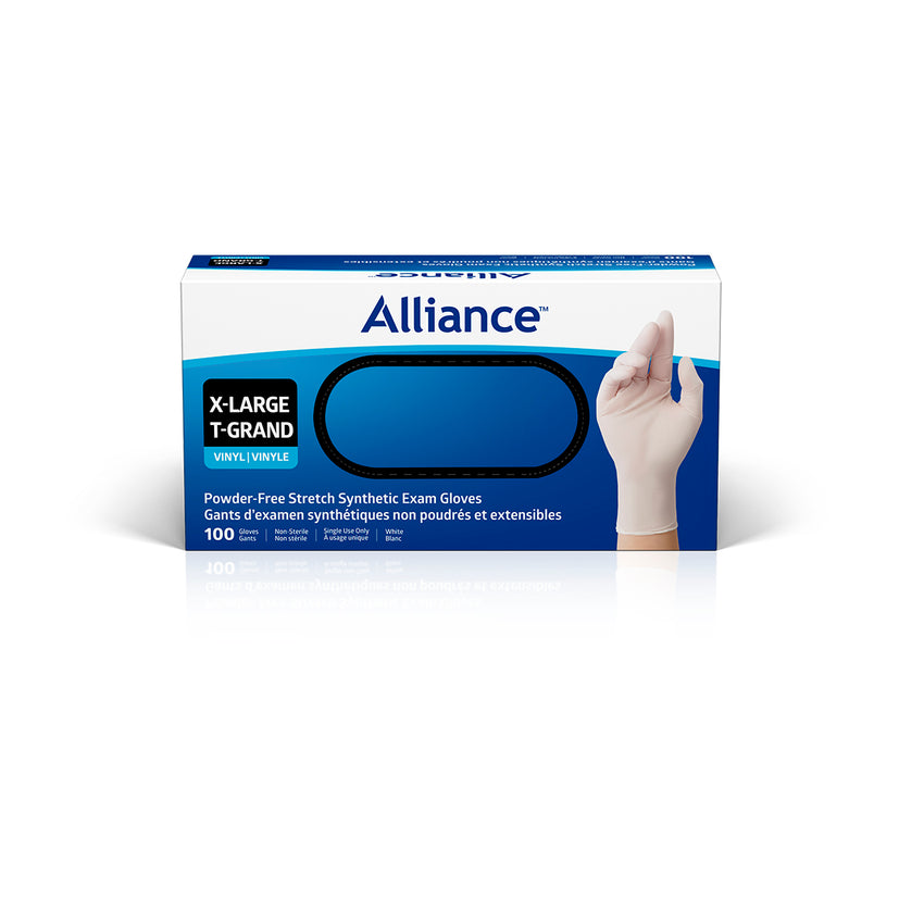 Alliance Powder-Free Synthetic Exam Glove White - XL