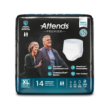 Attends Premier Premium Overnight Protection Briefs - XL 56" - 68"