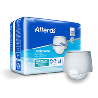 Attends Ultimate-Absorbency Incontinence Underwear - Y/S 22"-34"