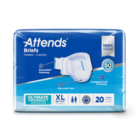 Attends Ultimate-Absorbency Briefs - XL 58"-63"
