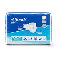 Attends Ultimate-Absorbency Briefs - L 44"-58"