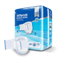 Attends Bariatric Briefs - 2XL 63"-70" Bariatric