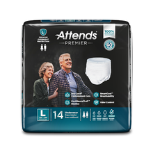 Attends Premier Premium Overnight Protection Briefs - L 44" - 58"