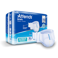 Attends Ultimate-Absorbency Briefs - XL 58"-63"