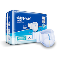 Attends Ultimate-Absorbency Briefs - L 44"-58"