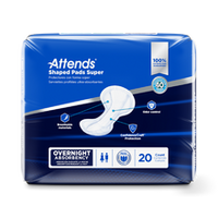 Attends Shaped Pads  Plus - Super 24.5"