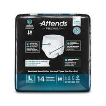 Attends Premier Premium Overnight Protection Briefs - L 44" - 58"