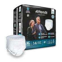 Attends Premier Premium Overnight Protection Briefs - XL 56" - 68"