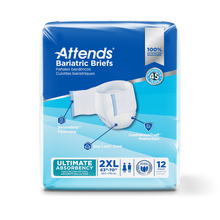 Attends Bariatric Briefs - 2XL 63"-70" Bariatric
