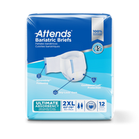 Attends Bariatric Briefs - 2XL 63"-70" Bariatric