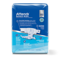 Attends Bariatric Briefs - 3XL 70"-100" Bariatric