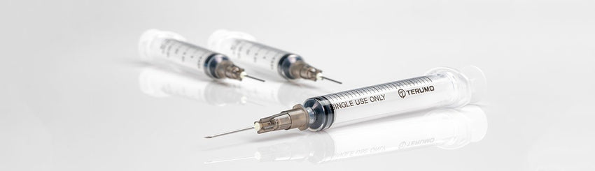 Terumo Syringe with Standard Hypodermic Needle 3 cc 20 G x 1-1/2"