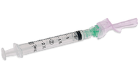 BD Eclipse Syringe with Safety Needle 3cc  21 G x 1-1/2"