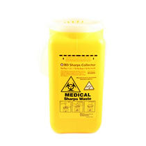 BD Multi-Purpose Nestable Sharps Container 22.7L Yellow Open Cap Nestable
