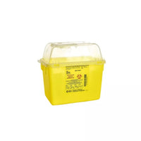 BD Multi-Purpose Nestable Sharps Container 7.6L Yellow Funnel Cap