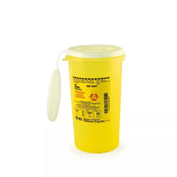 BD Multi-Purpose Nestable Sharps Container 3.1L Yellow Funnel cap
