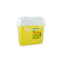 BD Point-of-Use Sharps Container 5.1L Yellow Side entry