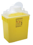 BD Multi-Purpose Nestable Sharps Container 22.7L Yellow X-large Funnel Cap