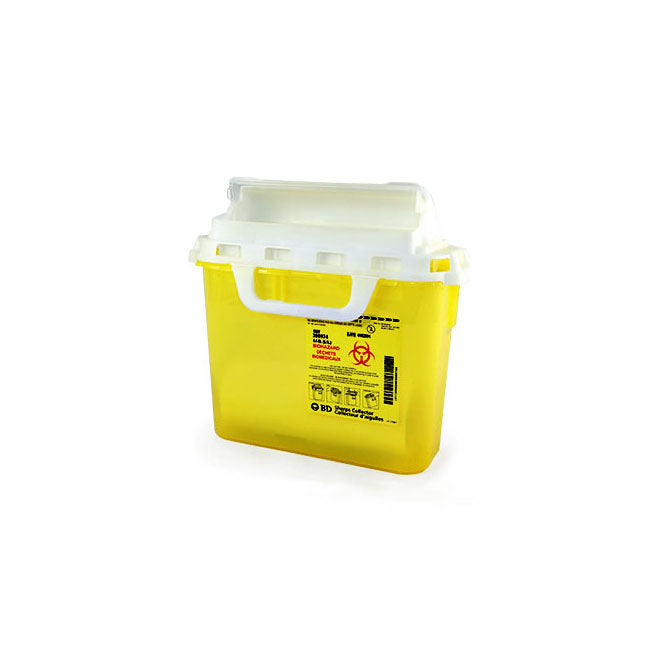 BD Sharps Collector 11.3L Yellow Horizontal Entry