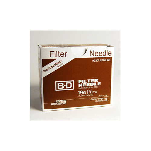 BD Nokor 5 µm Filter Needle 18 G x 1.5"