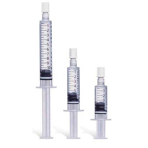 BD PosiFlush Pre-Filled Normal Saline Flush Syringe with Pump Compatibility 10 mL