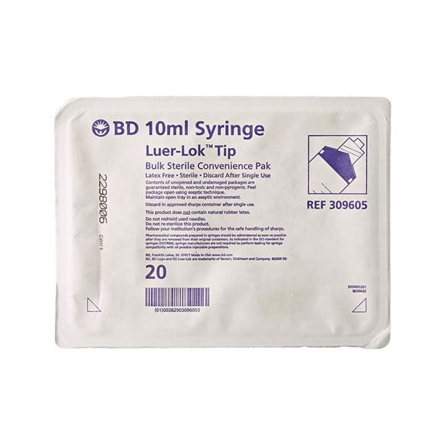 BD Luer-Lok Syringe Pharmacy Convenience Pak 10 mL