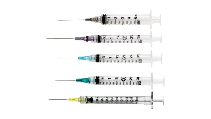 BD Syringe with Attached Needle 5cc 21 G x 1.5" Luer-Lock