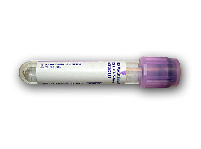 BD Vacutainer EDTA Tube 10mL 16 x 100 mm Plastic Tube