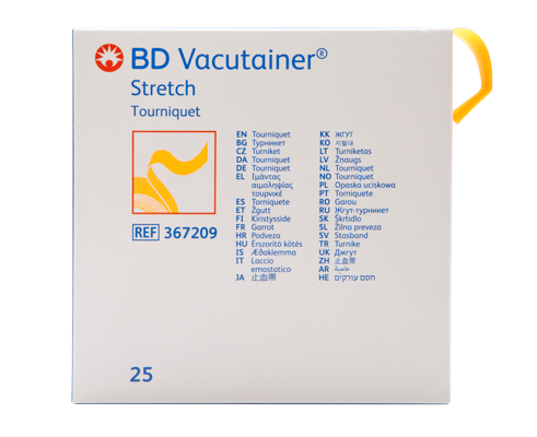 BD Vacutainer Stretch Tourniquet Latex-Free 18" x 1" Dispenser