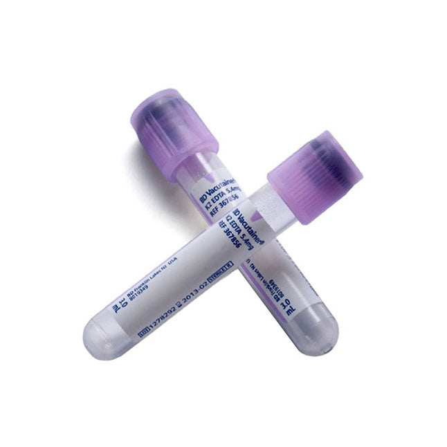 BD Vacutainer EDTA Tube 3mL 13 x 75 mm Plastic Tube