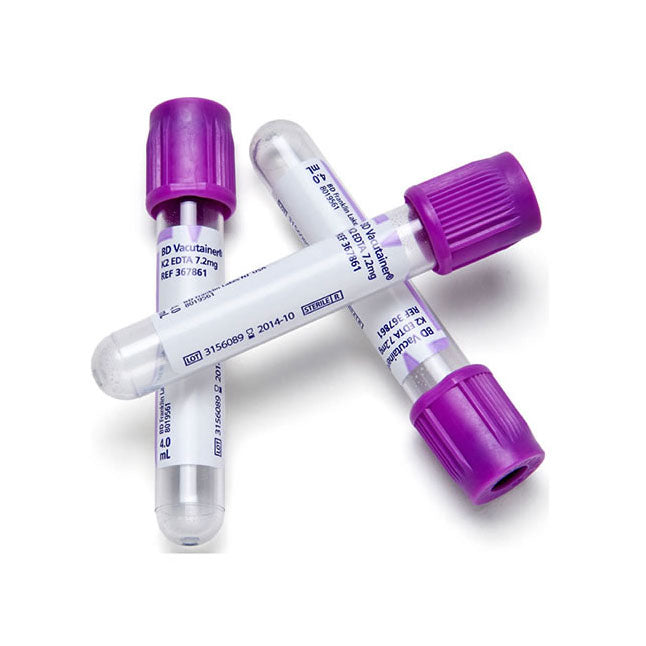 BD Vacutainer EDTA Tube 4 mL 13 x 75 mm Plastic Tube