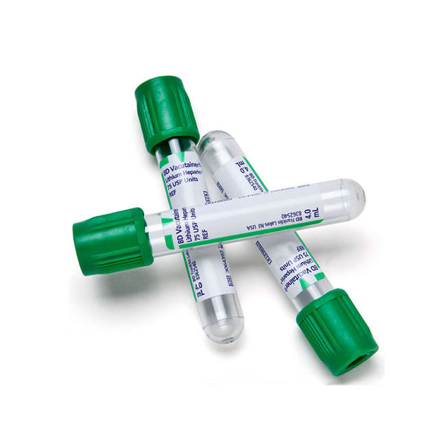 BD Vacutainer Heparin Tube with Hemogard Closure 4mL 13 x 75 mm Plastic Tube